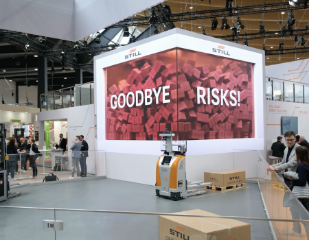 STILL LogiMAT 2024 – 3D Digital Wallpaper